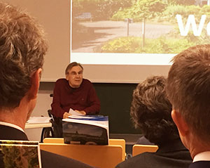 Manfred Sauer spricht zum Who is Who der Neurowissenschaften. 