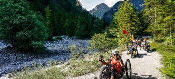 Mit dem Handbike über die Alpen: Das Team ROL IT rockt die Berge