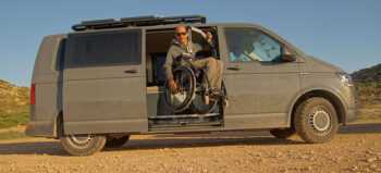 Im Videoblog: Reisen im rollstuhlgerechten VW-Bus Camper