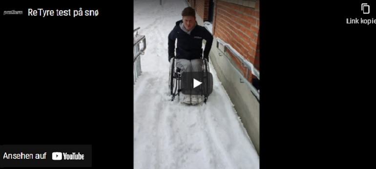 reTyre Traction: Bezug macht aus Standard-Rollstuhlreifen Outdoor-Reifen