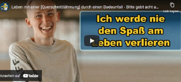 Querschnittgelähmt nach Badeunfall: Interview mit Marcel Skowronek