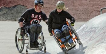 Reportage und Podcast über 11-jährigen Rollstuhl-Skater