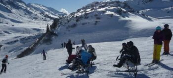Mit dem Monoski die Bergwelt erobern