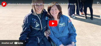 Als Rollstuhlfahrerin ins All