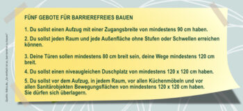 Barrierefrei bauen: Fünf einfache Gebote