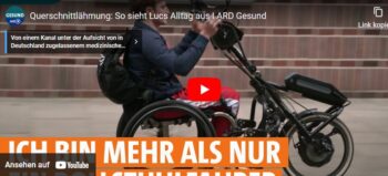 Querschnittgelähmt: So sieht Lucs Alltag aus