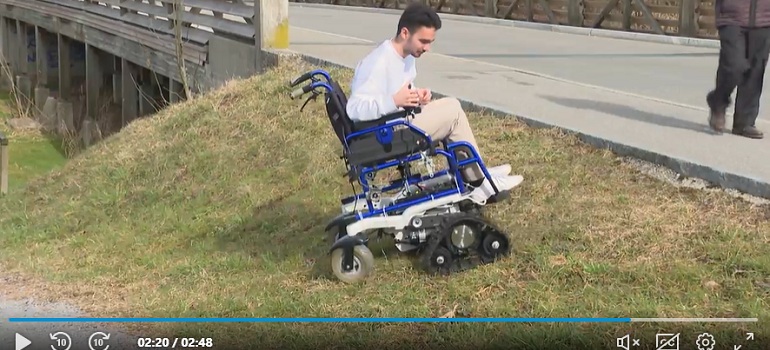 Mit dem Offroad-Rollstuhl aufs Openair Festival