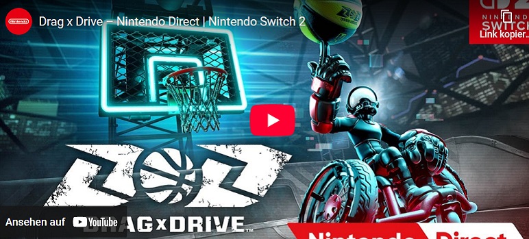 Drag x Drive: Rollstuhlbasketball für Nintendo