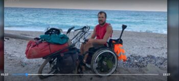 Mit Handbike und Zelt durch Osteuropa